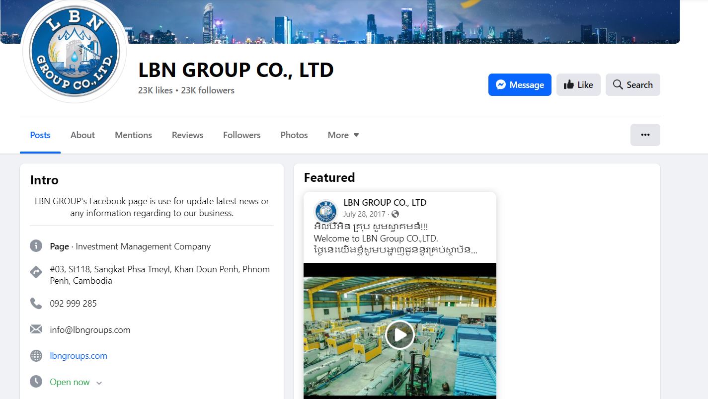 Official LBNGROUP Facebook Page